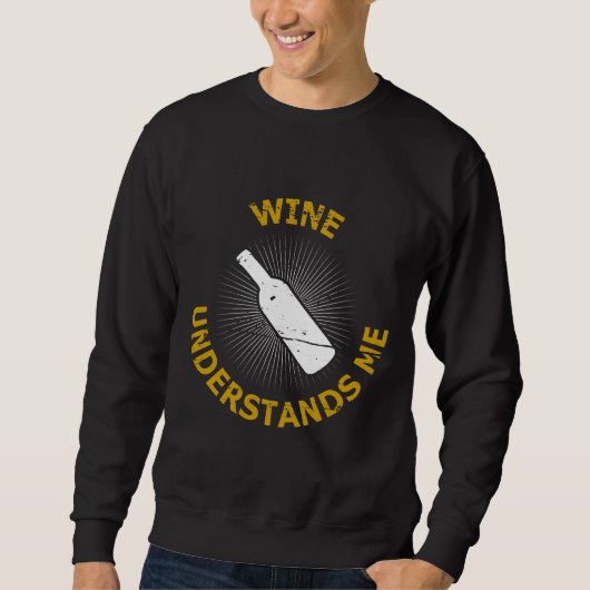 Sweatshirt Bouteille à vin 94 (Devant)