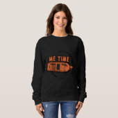 Sweatshirt Bouteille De Wine Me Temps Halfevilmerch (Devant entier)