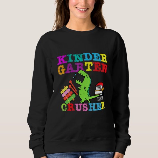 Sweatshirt Boutique de jardin d'enfants de Dinosaur (Devant)