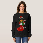 Sweatshirt Boutique de Noël Rottweiler (Devant entier)