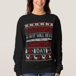 Sweatshirt Bouvon Ce Sera Noël Jour Cadeau Laid Noël Sw