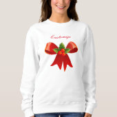 Sweatshirt Bow Bow Holly Thunder_Cove (Devant)
