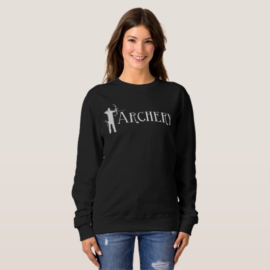 Sweatshirt Bowhunter de chasse à l'arc Bowman Archer Bow (Devant entier)