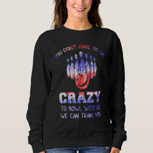 Sweatshirt Bowling 10 Épingles Joueur Bowler Pour Hommes Femm
