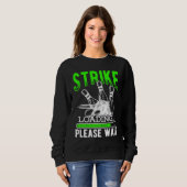 Sweatshirt Bowling Ball Pin Bowler Strike Bowling Fanatic Bow (Devant entier)