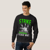 Sweatshirt Bowling Ball Pin Bowler Strike Bowling Fanatic Bow (Devant entier)