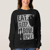 Sweatshirt Bowling Ball Pin Bowler Strike Bowling Fanatic Bow (Devant)