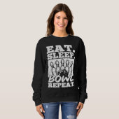Sweatshirt Bowling Ball Pin Bowler Strike Bowling Fanatic Bow (Devant entier)