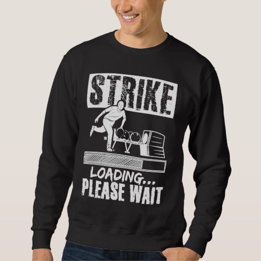 Sweatshirt Bowling Ball Pin Bowler Strike Bowling Fanatic Bow (Devant)