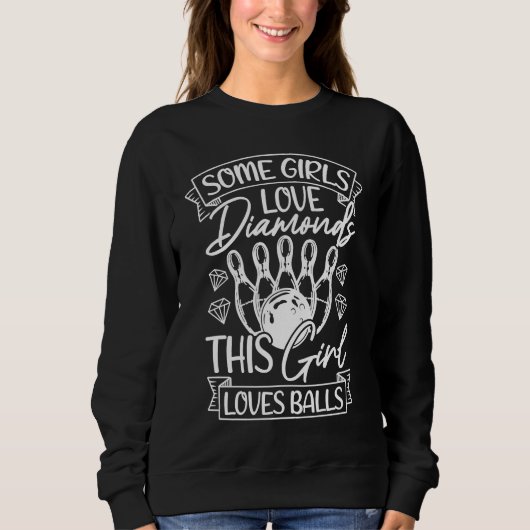 Sweatshirt Bowling Ball Pin Bowler Strike Bowling Team Bowlin (Devant)