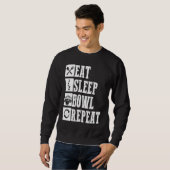 Sweatshirt Bowling Ball Pin Bowler Strike Bowling Team Bowlin (Devant entier)