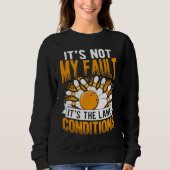 Sweatshirt Bowling Ball Pin Bowler Strike Bowling Team Bowlin (Devant)