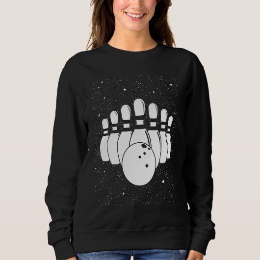 Sweatshirt Bowling Ball Pin Bowler Strike Bowling Team Bowlin (Devant)