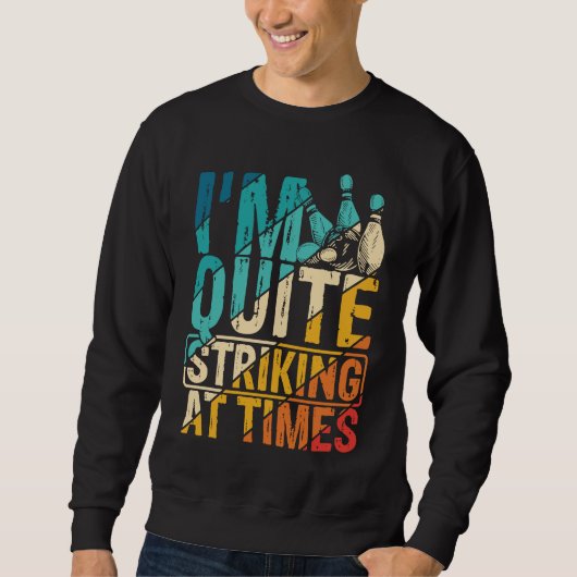 Sweatshirt Bowling Ball Pin Bowler Strike Bowling Team Bowlin (Devant)