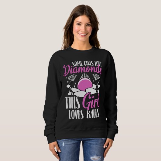 Sweatshirt Bowling Ball Pin Bowler Strike Team Bowling Alley  (Devant entier)