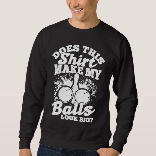 Sweatshirt Bowling Ball Pin Bowler Strike Team Bowling Alley  (Devant)