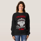 Sweatshirt Bowling Ball Pin Bowler Strike Team Bowling Alley  (Devant entier)