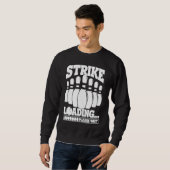 Sweatshirt Bowling Ball Pin Bowler Strike Team Bowling Alley  (Devant entier)
