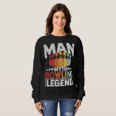 Sweatshirt Bowling Ball Pin Bowler Strike Team Bowling Alley  (Devant entier)