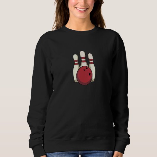 Sweatshirt Bowling Bowl 10 Pin (Devant)