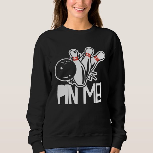 Sweatshirt Bowling Bowler Sport Bowling Coach Bowling Pins (Devant)