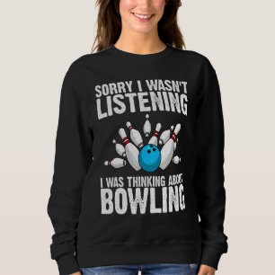 Sweatshirt Bowling Hommes Femmes Bowlers Athlète Joueurs spor