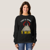 Sweatshirt Bowling Hommes femmes c'est une merde de bol (Devant entier)