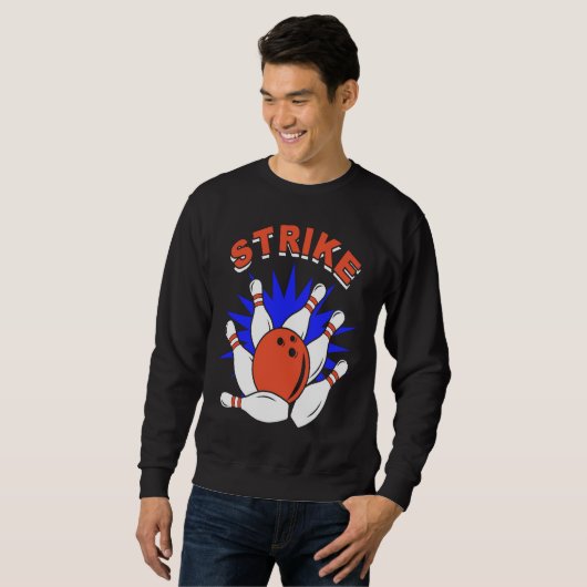 Sweatshirt bowling player bowler bowling game bowling (Devant entier)