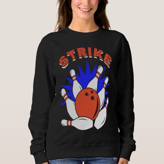 Sweatshirt bowling player bowler bowling game bowling (Devant)
