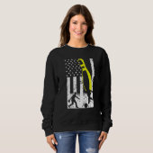 Sweatshirt Bowling Player Merch Bowling (Devant entier)