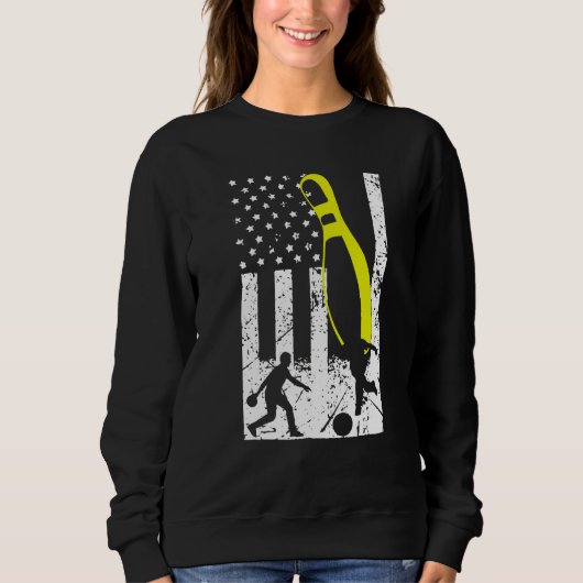 Sweatshirt Bowling Player Merch Bowling (Devant)