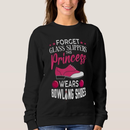 Sweatshirt Bowling Pour Femmes Filles Bowling Chaussures Bowl (Devant)