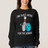 Sweatshirt Bowling Pour Hommes Femmes Bowling Équipe Jeu De R (Devant)