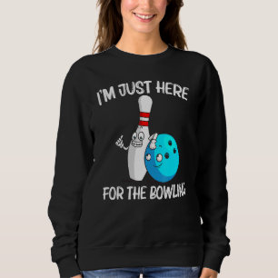 Sweatshirt Bowling Pour Hommes Femmes Bowling Équipe Jeu De R