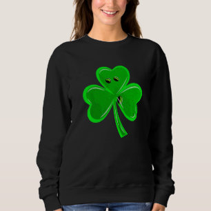 Sweatshirt Bowling Shamrock St patrick Drôle Sport Hommes Fem