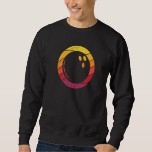 Sweatshirt Bowling style rétro Vintage