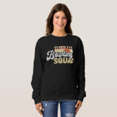 Sweatshirt Bowling Team Bowling Squad Bowler Bowling Pin Stri (Devant entier)