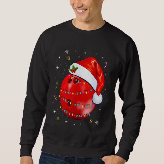 Sweatshirt Bowling Ugly Christmas Sport Bowls Xmas (Devant)