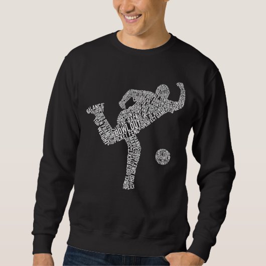 Sweatshirt Bowling Word Art, Bowler Typographie (Devant)