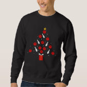 Sweatshirt Bowling Xmas Tree  Holiday  Bowling  Christmas (Devant)