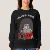 Sweatshirt Bowlshit  Bowling Ten 10 Pin Hilarious Unique Retr (Devant)