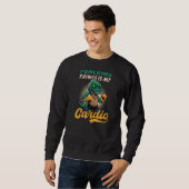 Sweatshirt Boxe cardio poinçonnée Rex 1 (Devant entier)
