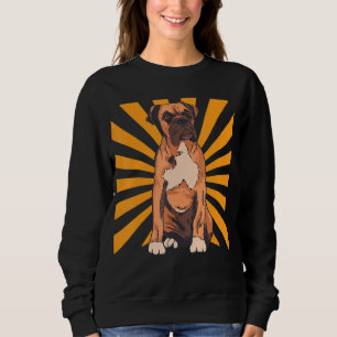 Sweatshirt Boxe de chien réaliste