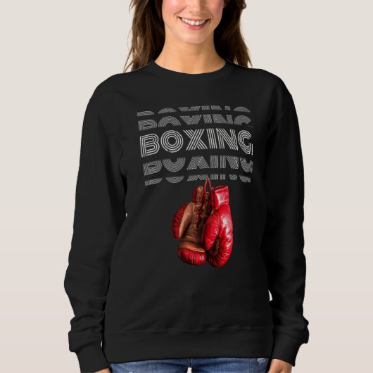 Sweatshirt Boxe I Love Boxe 2 (Devant)
