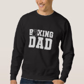 Sweatshirt Boxe Papa Fighter Jab Cross Hook Boxe Gants Bo (Devant)