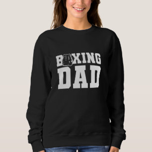 Sweatshirt Boxe Papa Fighter Jab Cross Hook Boxe Gants Bo