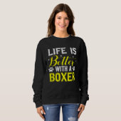 Sweatshirt Boxer Dog (Devant entier)