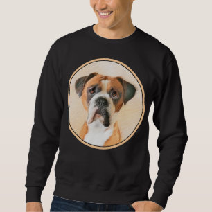 Sweatshirt Boxer Dog Peinture Non Décroché Art animal origina