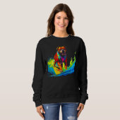 Sweatshirt Boxer Dog Pop Surf (Devant entier)