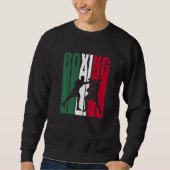 Sweatshirt Boxer mexicain Drapeau (Devant)